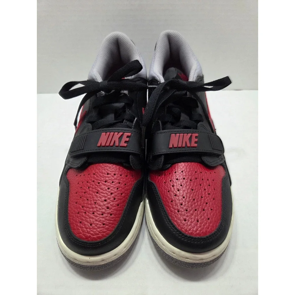 Jordan Legacy 312 Low Bred Black Red Elephant Print Kids 6Y CD9054-006